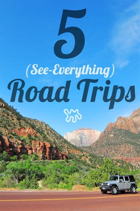 5 Epic Road Trip Maps That Tackle A Lifetime Of Sightseeing In One Go