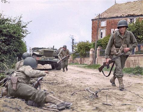 Stunning Normandy 1944 Photographs Brought In Color World War Ii