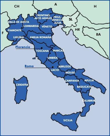 See full list on es.wikipedia.org Las regiones de Italia, de la A a la L