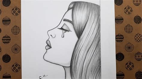 Kolay Üzgün Bir Kız Adım Adım Nasıl Çizilir Çizim Hobimiz Karakalem