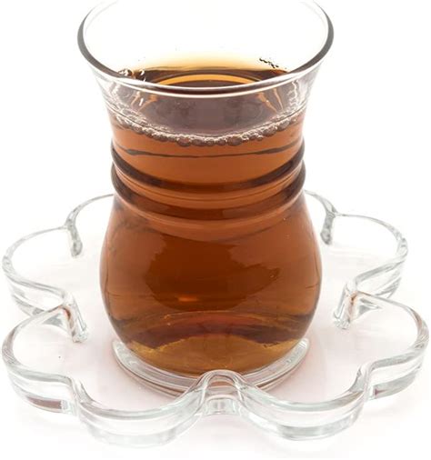 Amazonturkish Tea Glasses Saucers Set Multiple Special Designs