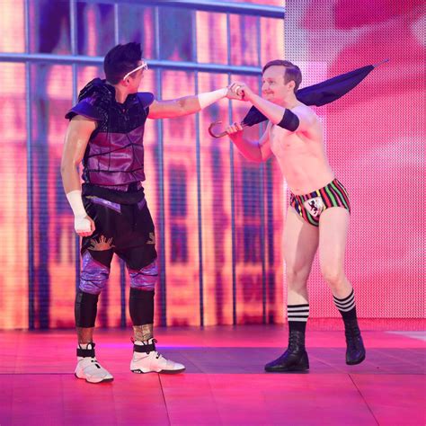 gentleman jack gallagher and tj perkins vs neville and tony nese photos wwe