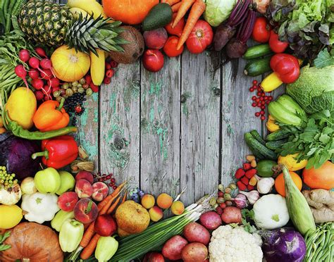 Healthy Food Background By Iuliia Malivanchuk Photograph By Iuliia