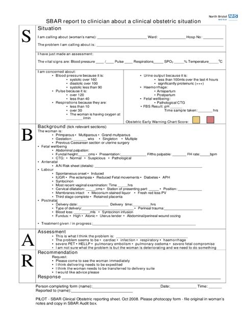 What Does Sbar Template Fill Out And Sign Online Dochub