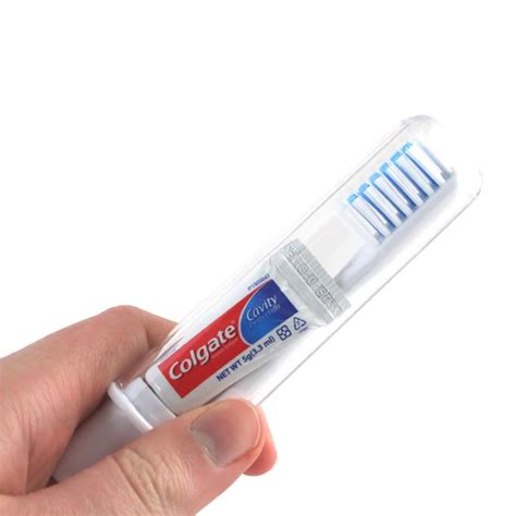 Travel Toothbrush Kit Travel Toothbrush Brushing Teeth Colgate