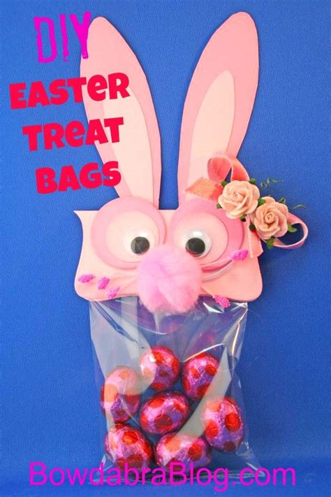 How To Make Easter Bunny Treat Bags Bowdabra Blog Easter Crafts Diy
