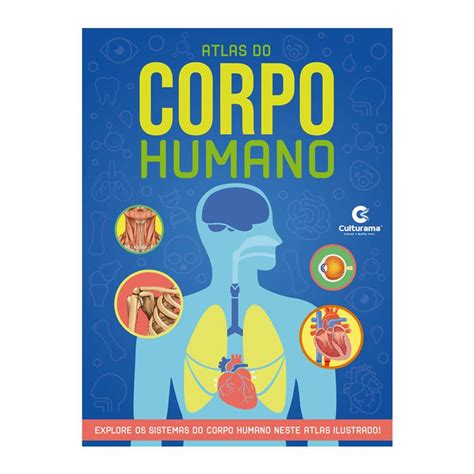 Livro Atlas Do Corpo Humano Sistemas Anatomia Figuras 32 Páginas 21x27