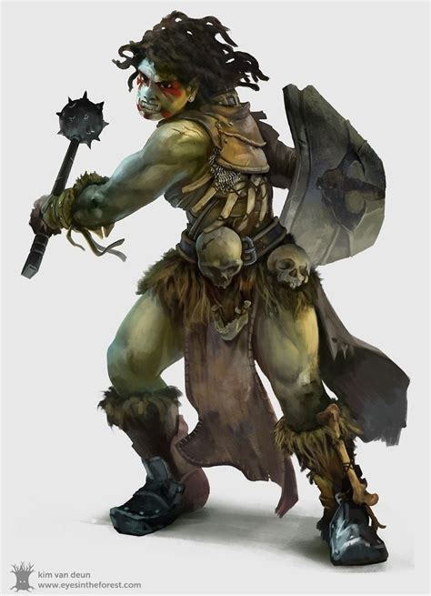 Dungeons And Dragons Orcs And Half Orcs Inspirational Female Orc Half