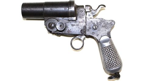 Very Rare Ww2 Italian Model 00 Flare Pistol Mjl Militaria