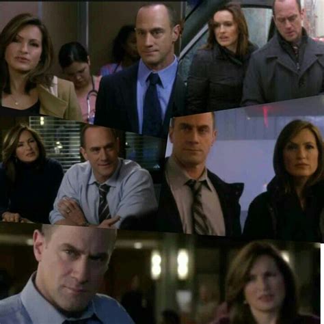 A crossover is when a character from one show appears as the same character in another show. Benson & Stabler | Benson and stabler, Law and order svu, Liv