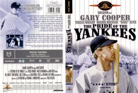 The Pride Of The Yankees Movie Dvd Scanned Covers 56pride Ofthe