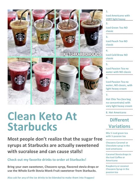 My Clean Keto Starbucks Guide — Keto4karboholicsketo4karboholics