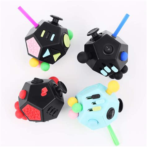 Buy Fidget Dodecagon 12 Side Fidget Cube Relieves Stress And Anxiety