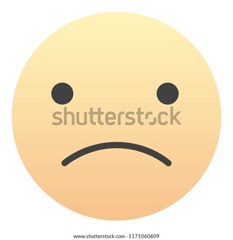 slightly frowning face emoticon emoji sign stock vector royalty free 1171060609 shutterstock