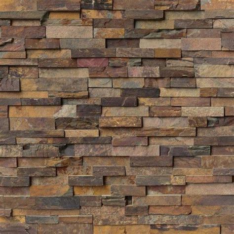 MSI - Slate Rockmount 6 x 24 Stacked Stone Panels • 9 Brothers Building ...