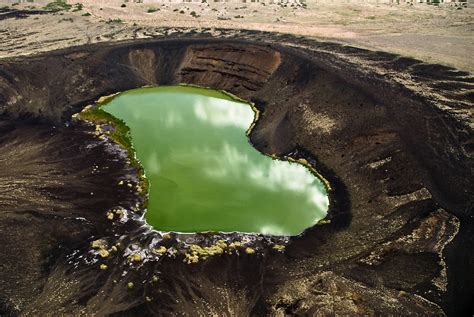 Green Crater Lake Volcanic Crater From The Southern Suguta Flickr