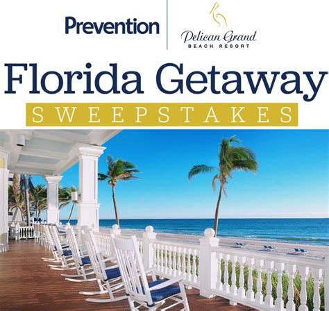 Prevention Magazine Florida Getaway Sweepstakes Sweeties Sweeps
