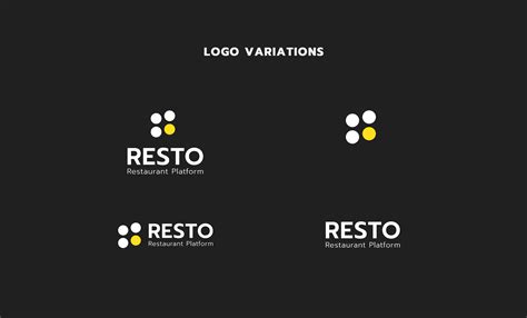 Resto Platform Logo And Visual Identity Behance
