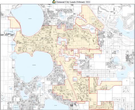 Clermont Florida City Limits Map