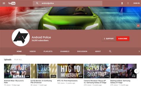 You Can Enable A New Material Design On Youtube Tubefilter