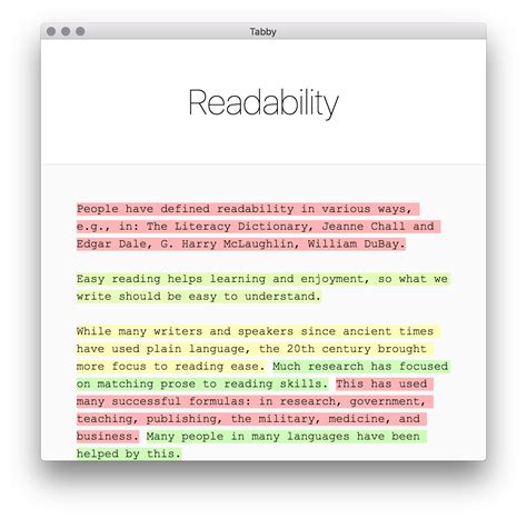 Readability