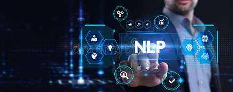Nlp Natural Language Processing Ai Artificial Intelligence Stock Image