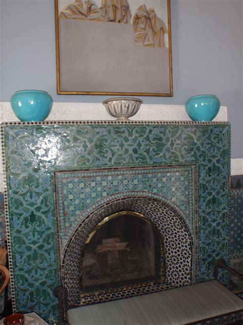 Moroccan Tile On Fireplace Decorating Living Rooms Pintere