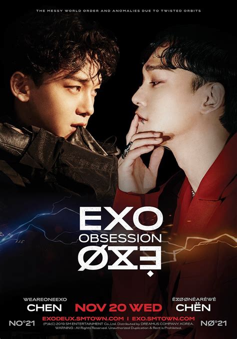 Exo S Chen Faces His Fiery Doppelganger In Obsession Teasers Allkpop
