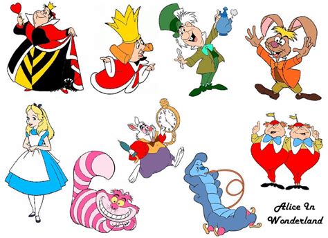 Alice In Wonderland Characters By Slinkysis3 On Deviantart
