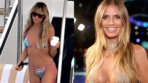 heidi klum shows off her backside in cheeky instagram post what a view