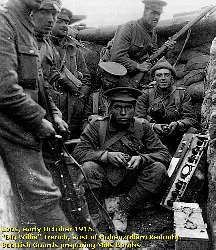 Loos October 1915 Scottish Guards World War One World War I War Heroes