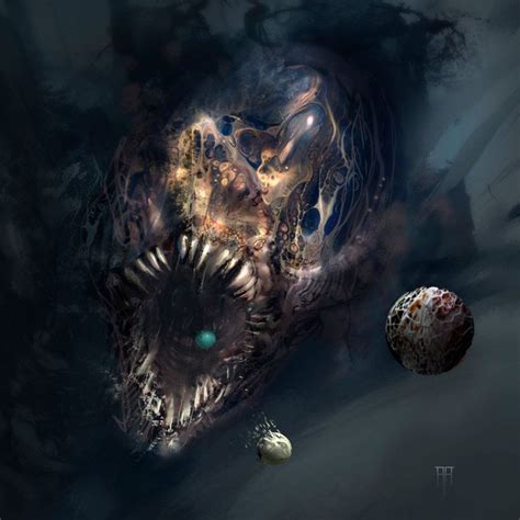 Worldeater By Alexruizart On Deviantart Mythical Creatures Art Scary