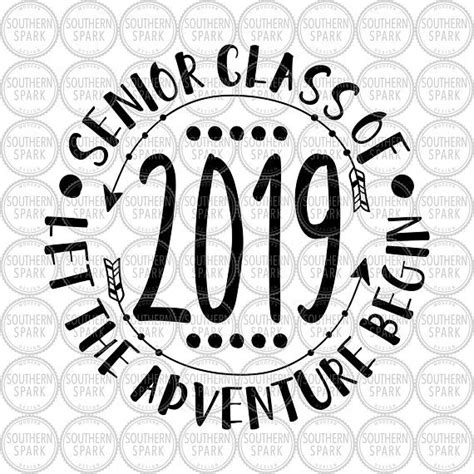 Senior 2024 Svg Senior Class Of 2024 Let The Adventure Begin Etsy