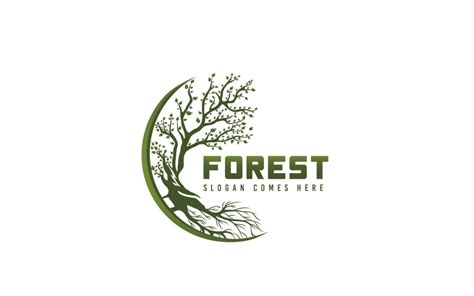 Forest Logo Template 158054 Templatemonster