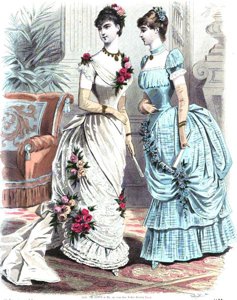 19th Century Historical Tidbits 1884 French Fashions