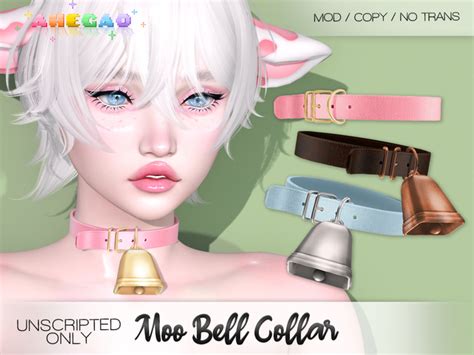 second life marketplace ahegao moo bell collar unscripted