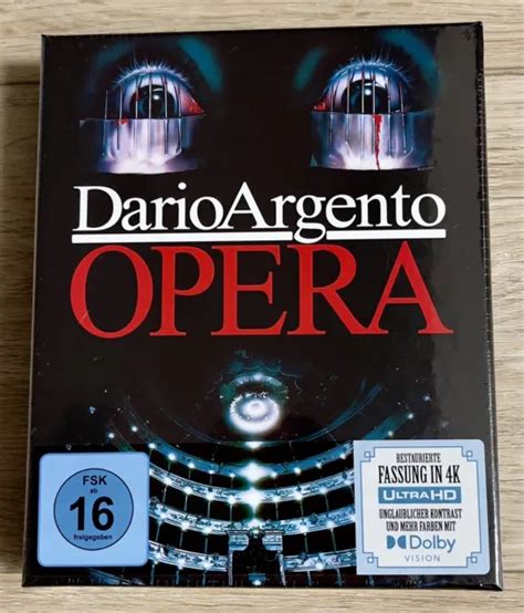 Opera Le Disc K Uhd Bluray Digipack Mediabook Dario Argento Oop Picclick