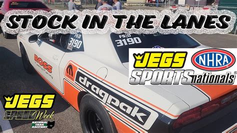 Jegs Sportnationals Stock In The Lanes Youtube