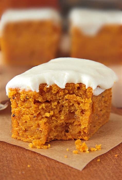 Pumpkin Bars With Cream Cheese Frosting Recipe From The The Riggans