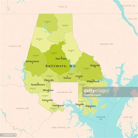 Baltimore County Map Photos And Premium High Res Pictures Getty Images