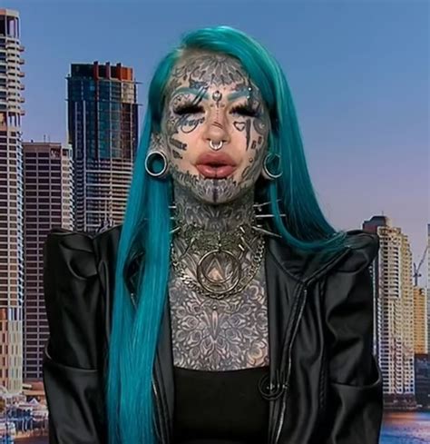 Dragon Girl With Tattoos Went Blind After Tattooing Her Eyeballs