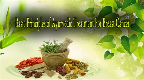 Basic Principles Of Ayurvedicindian Natural Treatment For Breast