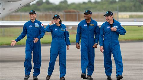 Spacex Crew 1 Astronauts Arrive In Florida For Historic Launch To Iss
