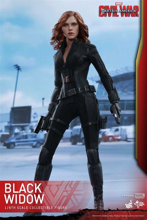 Hot Toys 16 Captain America Civil War Mms365 Black Widow Figure