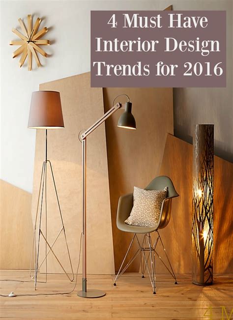 4 Interior Design Trends 2016 Artofit