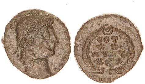 Antike Römische Kaiserzeit Constantius Follis Bronze 324 361