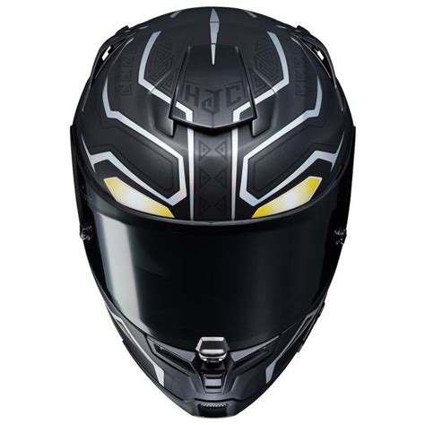 The helmet is designed to offer advanced protection and is accented with the visual imagery of t'challa's. HJC RPHA-70 Black Panther Marvel MC5SF Full Face ...