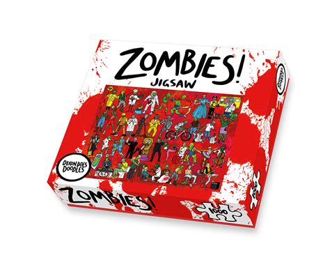 Zombies 1000 Piece Jigsaw Puzzle Dixon Does Doodles