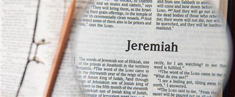 The Book Of Jeremiah Reading The New International Version Church Of