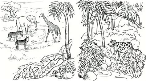 Through games, books, videos, and drawing we can encourage their curiosity and teach them some english along the way. Savannah coloring, Download Savannah coloring for free 2019